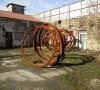 Réalisation « LIGNES INDÉTERMINÉES » de Bernar Venet (2010)